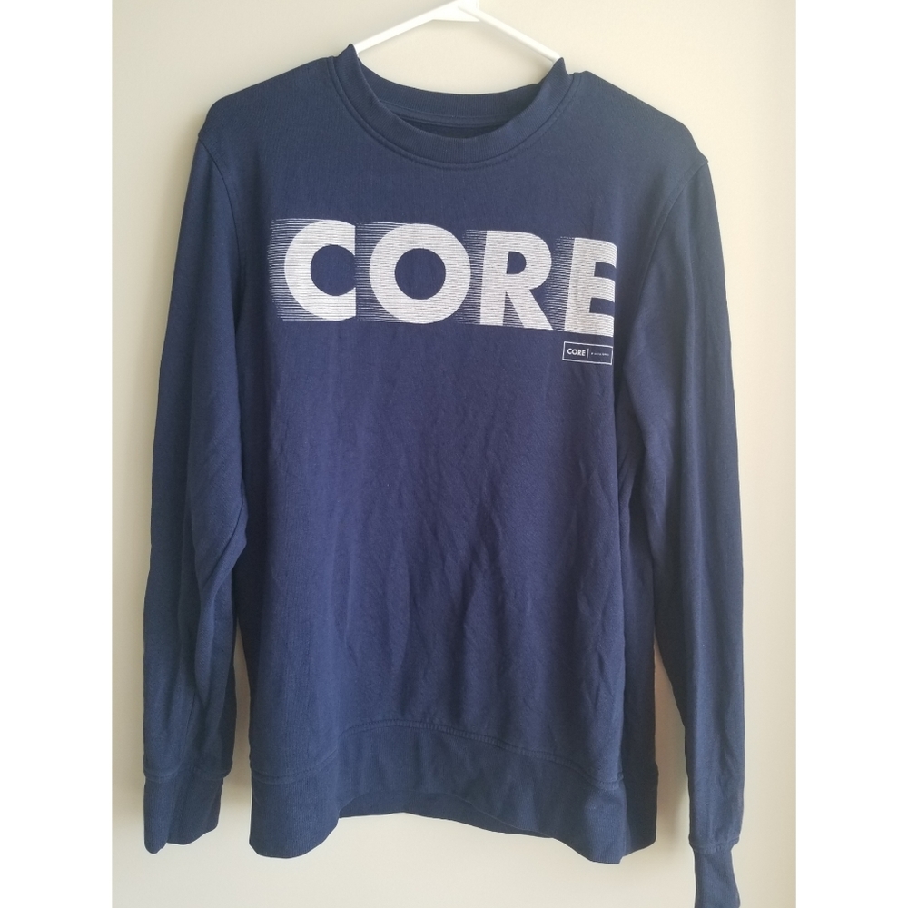 JACK AND JONES CORE NAVY BLUE CREW NECK SWEATER